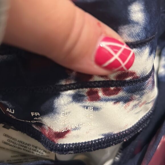 The Upside Tie Dye Athletic Leggings, Size 12 - Picture 7 of 8